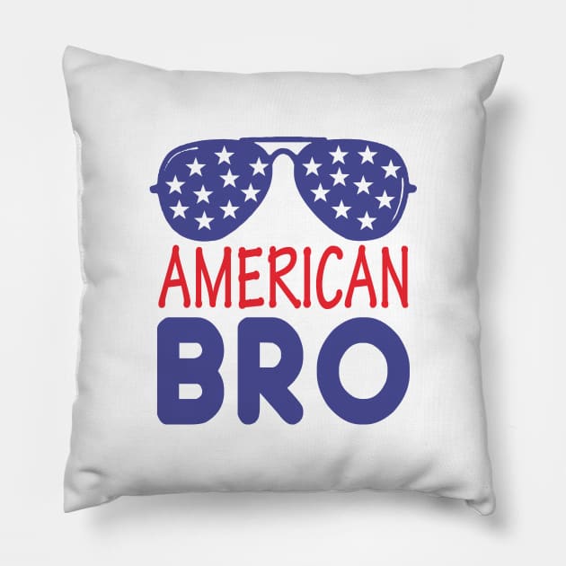 American Bro Pillow by TinyWinyShop