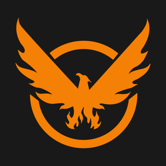 The Division - Orange Logo by wyckedguitarist