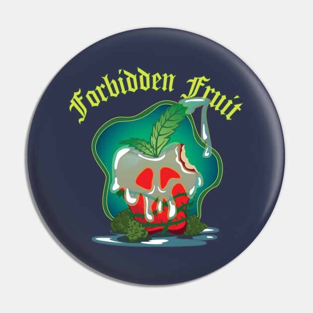 Forbidden Fruit (Red apple) Pin by KannaKulture