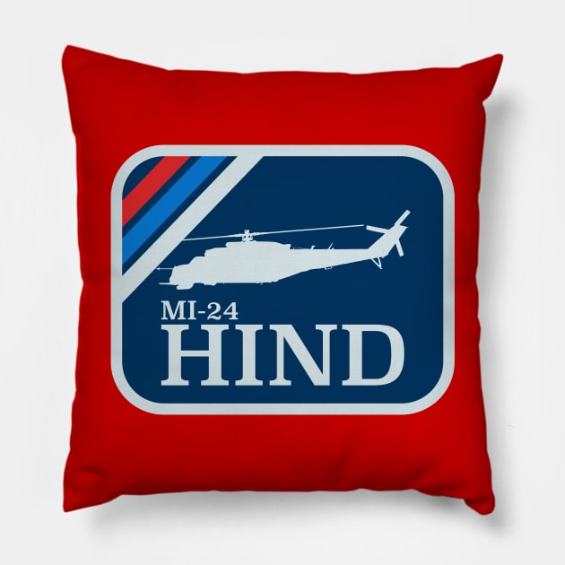 MI-24 Hind Patch Pillow by TCP