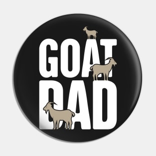 Goat Dad Pin