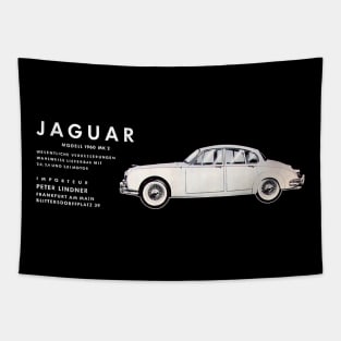 LUXURY BRITISH SIX CYLINDER CAR - advert Tapestry