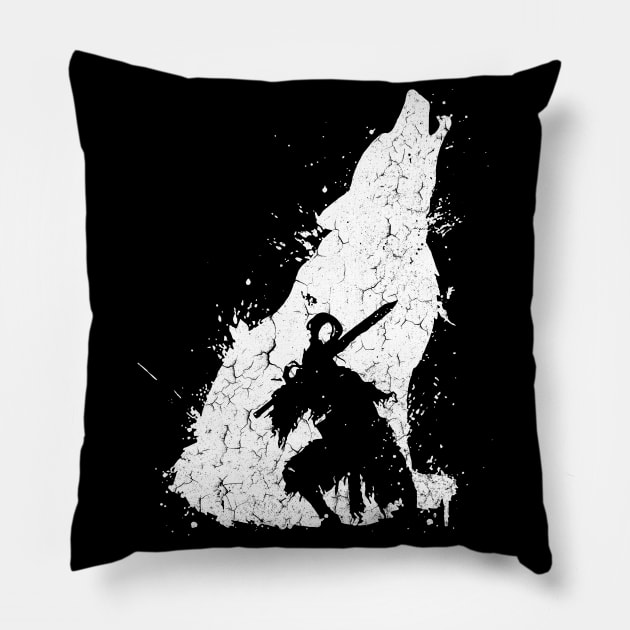 artorias dark souls Pillow by Wellcome Collection