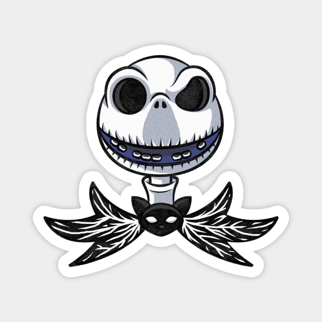 Skellington Magnet by BeataObscura