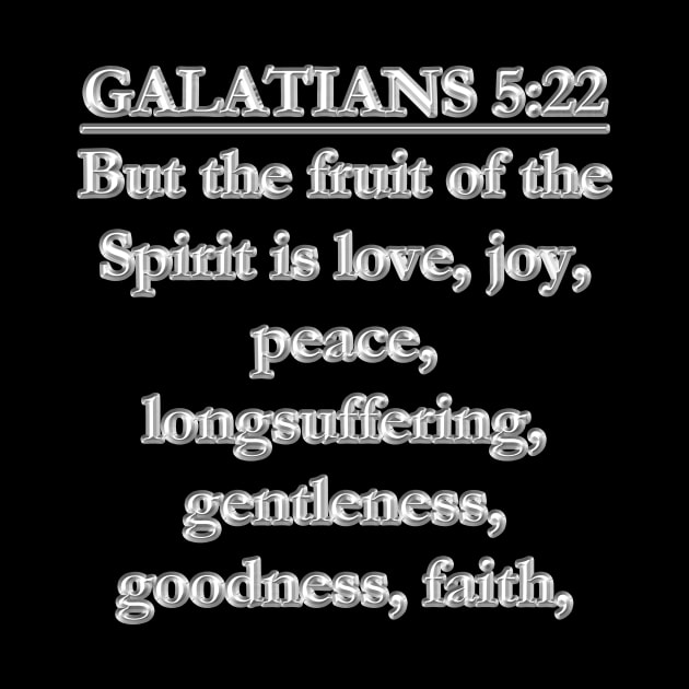 Galatians 5:22 King James Version (KJV) by Holy Bible Verses