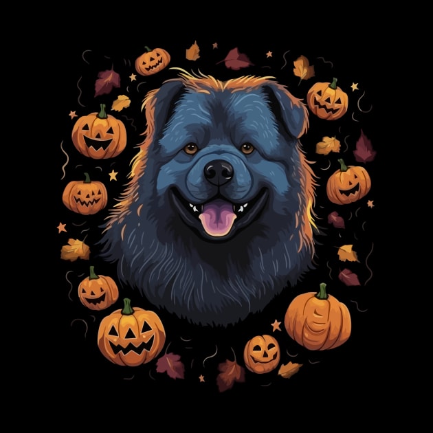 Chow Chow Halloween by JH Mart