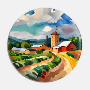 Strawberry Farm Pin