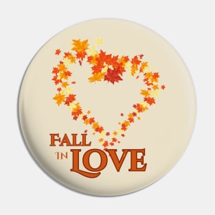 Fall in Love Pin