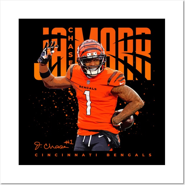 Ja'Marr Chase poster watercolor, Cincinnati Bengals Super Bowl, Ja'Mar –  Capital Canvas Prints