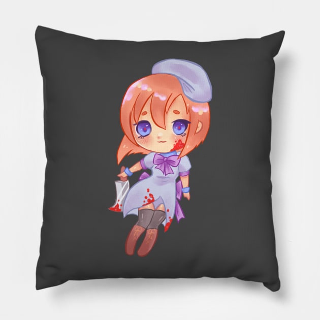 rena ryuugu chibi (b version) Pillow by essiethestrange