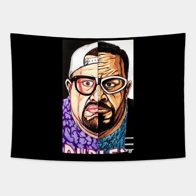 Dudley Boyz Tapestry by Stars A Born