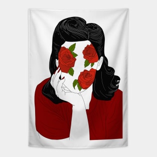 Rose Girl Tapestry