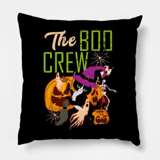 The Boo Crew Halloween Pillow