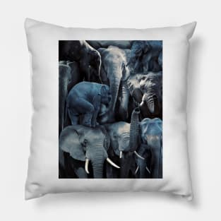 Elephants Pillow