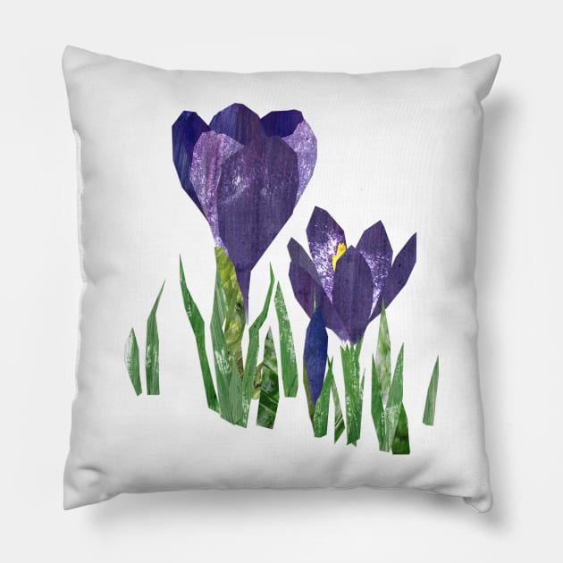 Crocus Pillow by Babban Gaelg