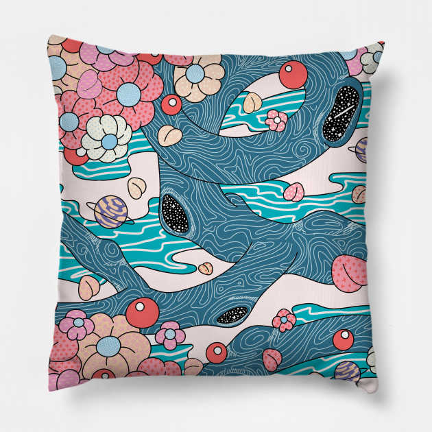 Cherry Blossoms Pillow by LaP shop