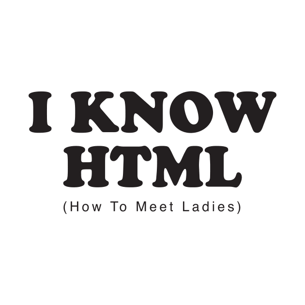 I Know HTML - How To Meet Ladies by DubyaTee
