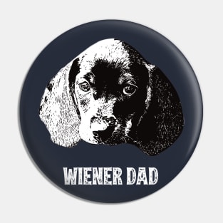 Dachshund Dad Pin