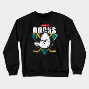 Anaheim Mighty Ducks 1990's Vintage NHL Crewneck Sweatshirt White / M