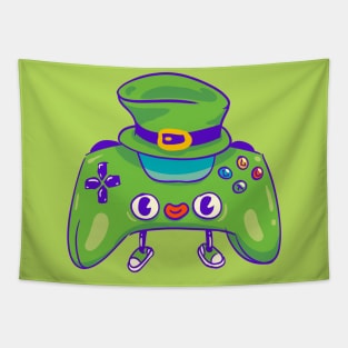 St Patricks day Gaming Controller Tapestry