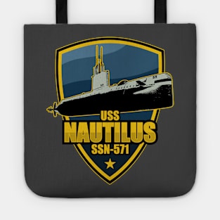 USS Nautilus (SSN-571) (Front & Back logo) Tote