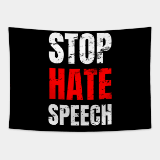 Stop hate speech Tapestry