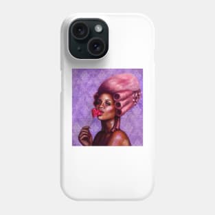 Yas, Queen, Madam Lolli in purple Phone Case