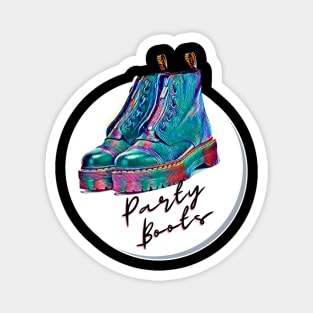 Party Boots Magnet