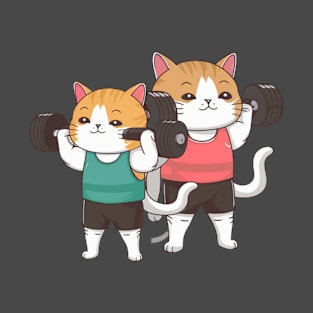 Cat on training T-Shirt