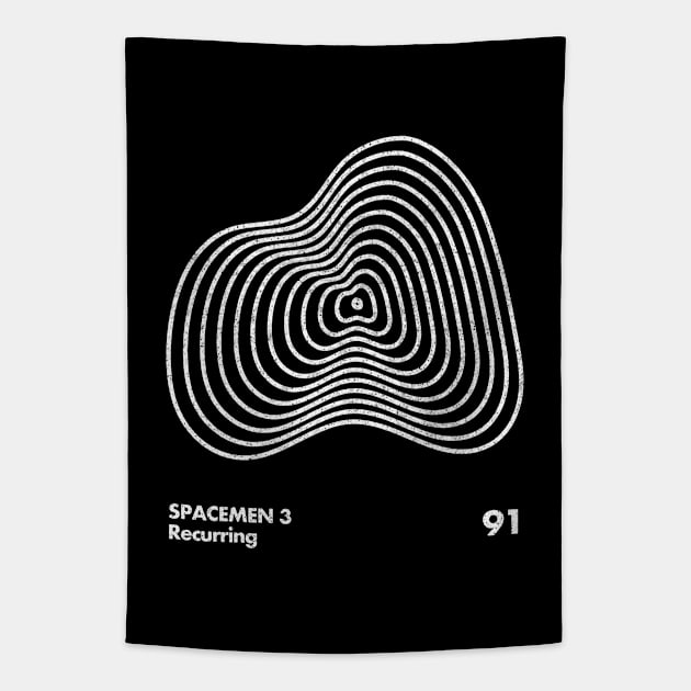 Spacemen 3 / 90s Minimal Graphic Design Tribute Tapestry by saudade