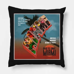 Hotline Miami Connection Pillow