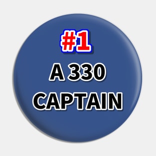 Number one A330 captain Pin