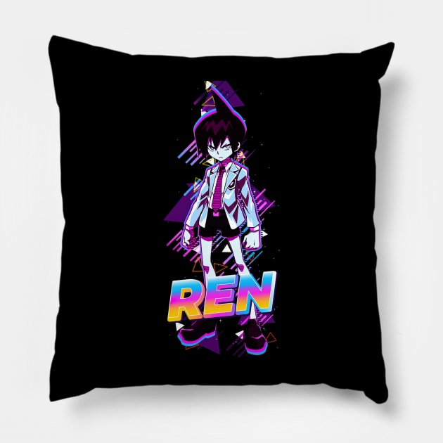 Ren Tao Shaman King Pillow by ThomaneJohnson