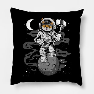 Astronaut Selfie Floki Inu Coin Floki Army To The Moon Crypto Token Cryptocurrency Wallet Birthday Gift For Men Women Kids Pillow