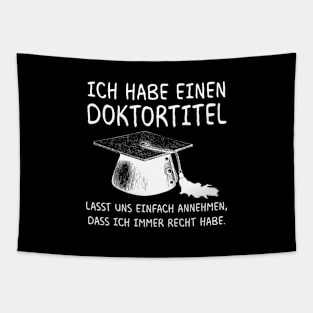 PhD PhD Student Gift Tapestry