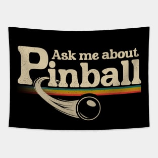 Ask Me About Pinball Tapestry