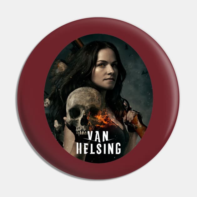 Van Helsing Medallion Pin by pasnthroo