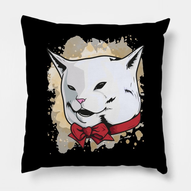 cat meme Pillow by PaperHead