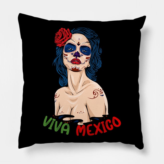 Viva Mexico Pillow by JayD World