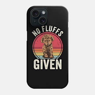 No Fluffs Given Funny Cavapoo Phone Case