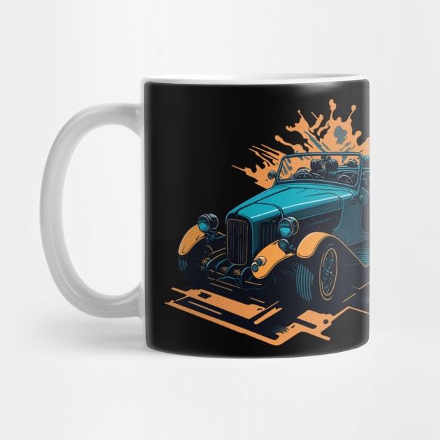Car Enthusiast JDM Muscle Car Graphic Novelty Ceramic Coffee Mug