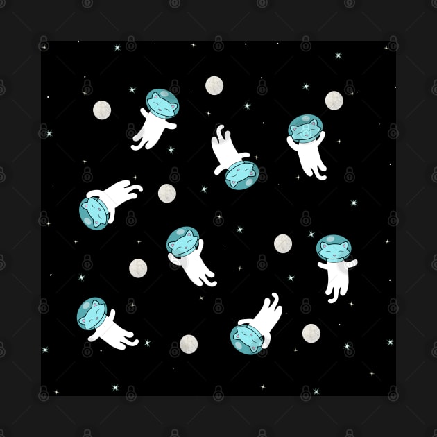 Cute little cats in space by Purrfect