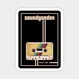 Soundgarden Music Retro Cassette Tape Magnet