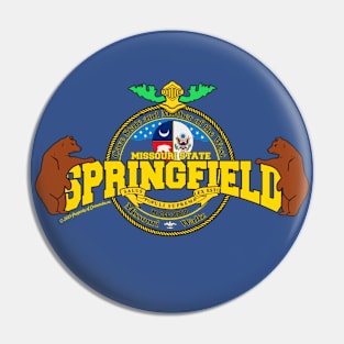 Springfield State of Missouri gifts Pin