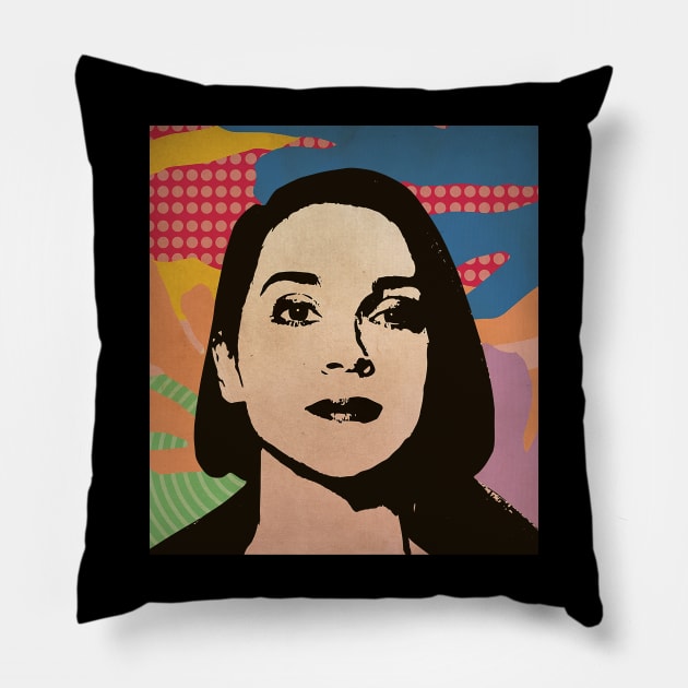 Vintage Poster - St Vincent Style Pillow by Pickle Pickle