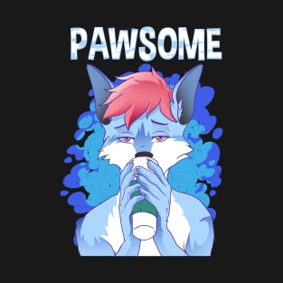 Pawsome I Furry Fandom Cospaly T-Shirt