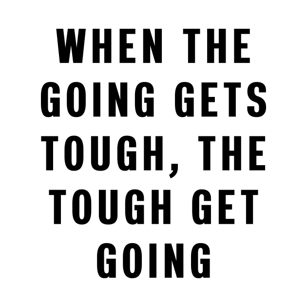 When the going gets tough, the tough get going by Puts Group