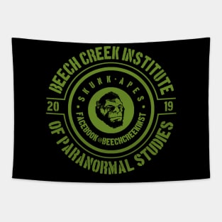 Beech Creek Institute Stencil Seal (Olive Ink) Tapestry