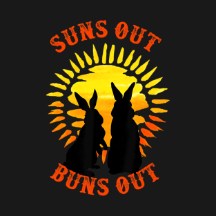 Summer bunny rabbits suns out bun out T-Shirt