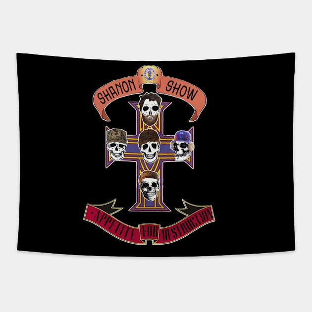 Appetite for Destrucshan Tapestry by The Shanon Show